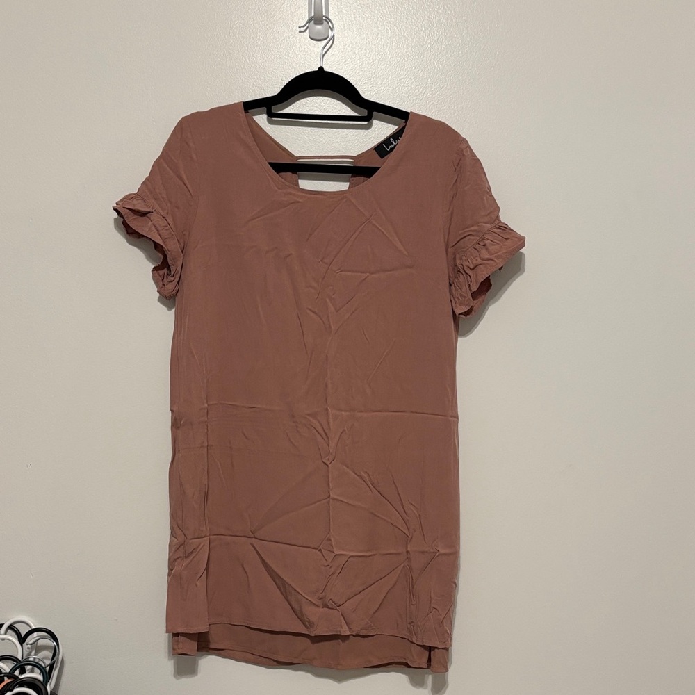 Lulu's Dusty Rose Shift Dress